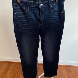 White House Black Market Men's Slim Straight Jeans - Dark Indigo